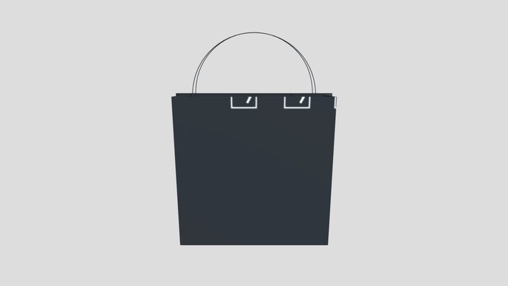 Raj Paper-bag-icon-website 3D Model