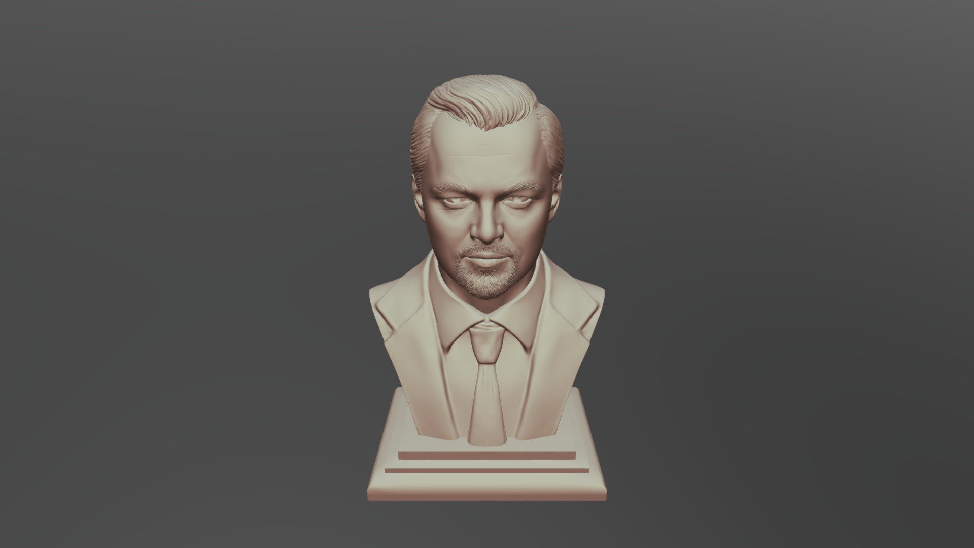 Leonardo DiCaprio 3D Sculpture Model - Buy Royalty Free 3D model by ...