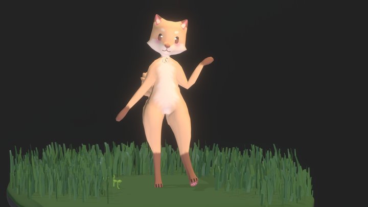 First Render - Fox 3D Model
