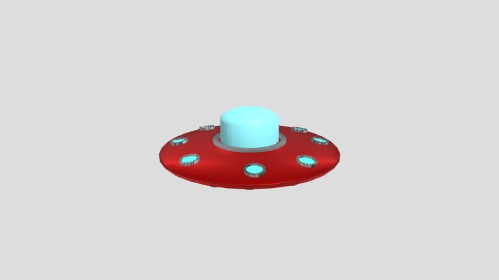 Red-ufo 3D Model