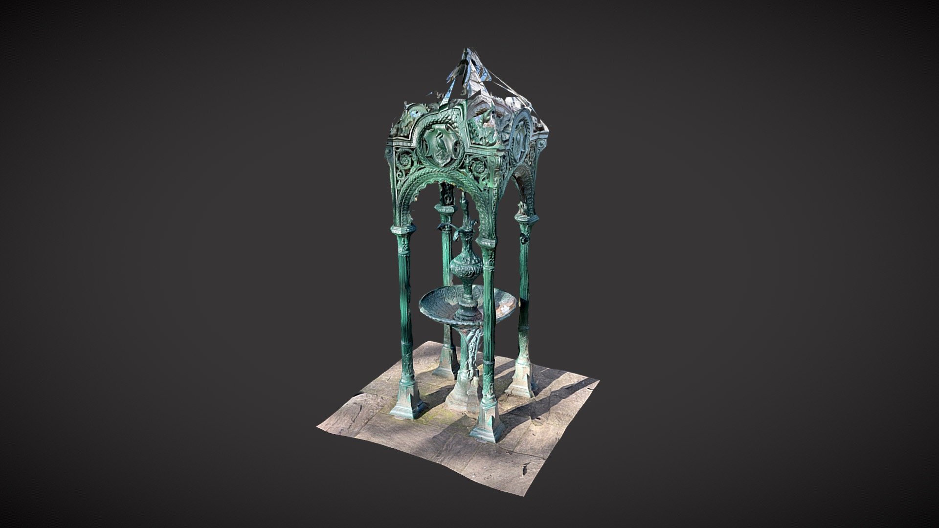 Ornate drinking fountain