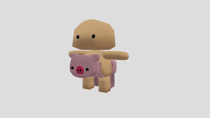 the velasco with pig 3D Model