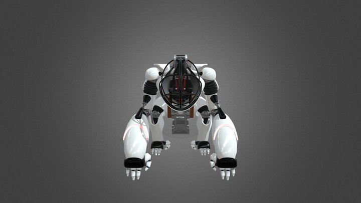 Gorilla Mech Robot 3D Model