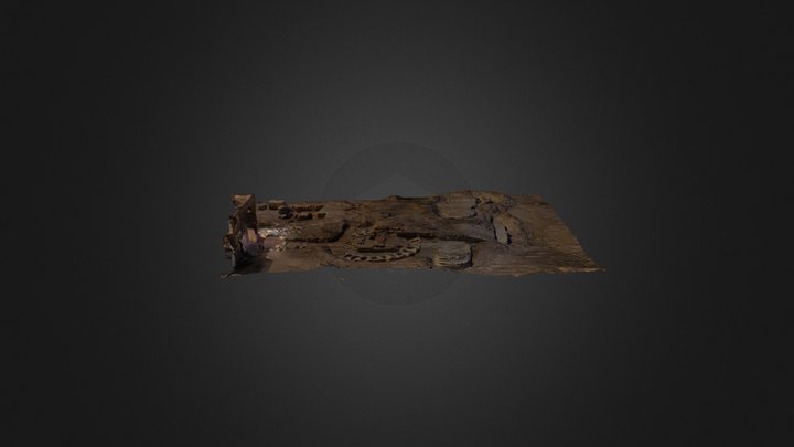 Les bains de Théadelphia : Fayoum 3D Model
