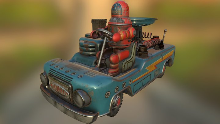 Tin Toy 3D Model