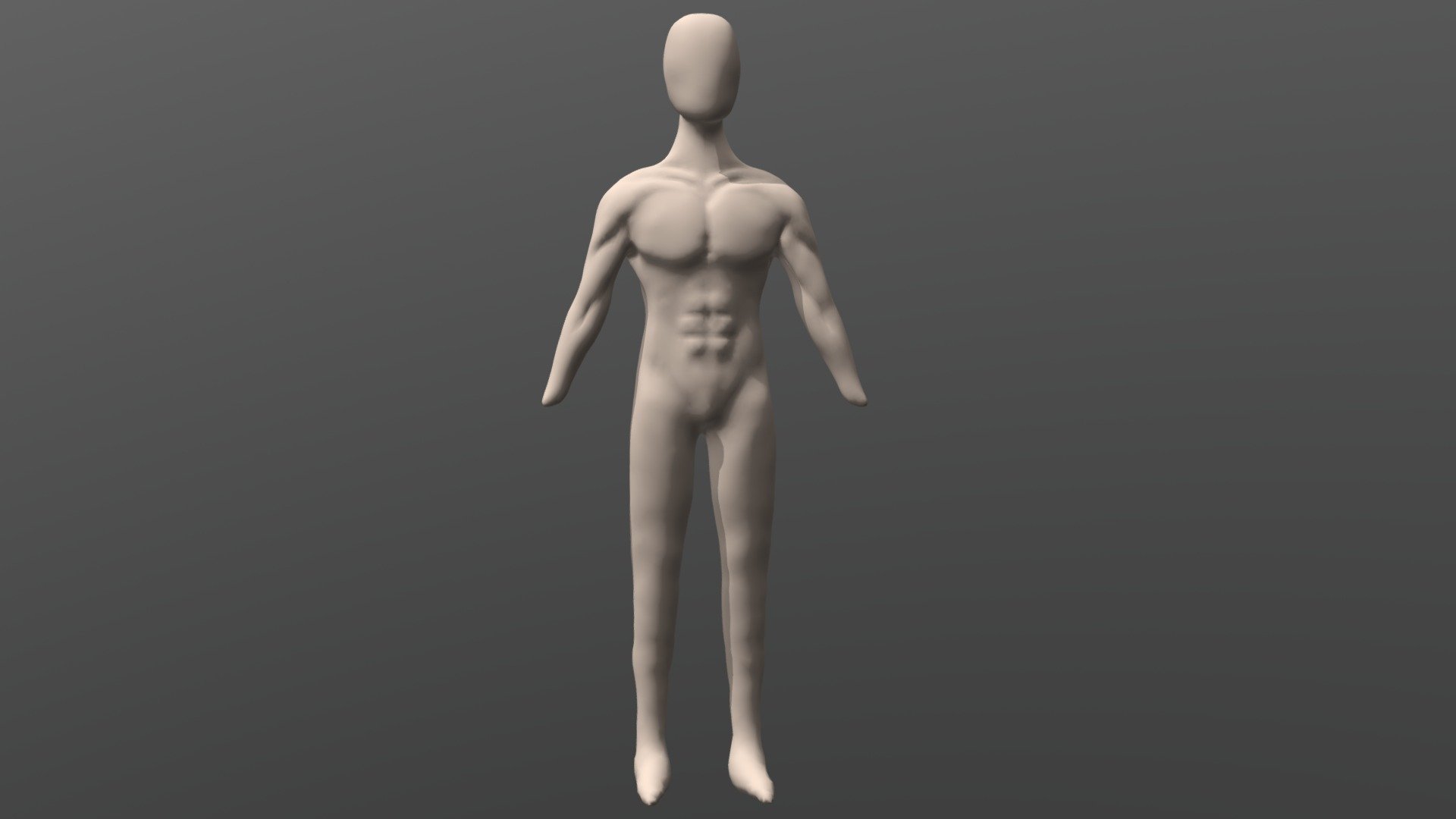 Estudo Anatomia Masculina - WIP