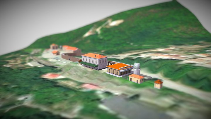 Stazione FCL lagonegro 3D Model
