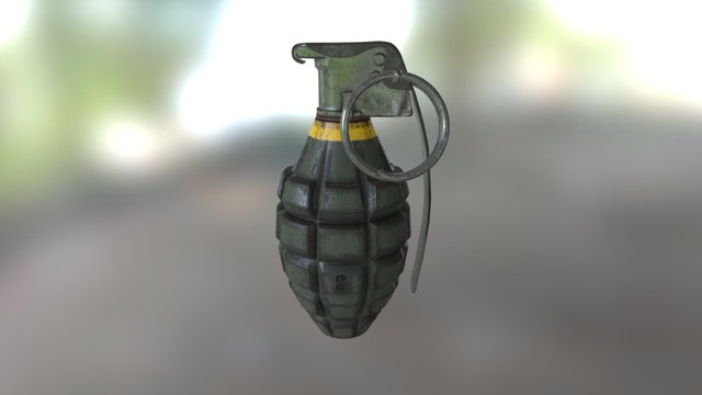 M2K Grenade 3D Model