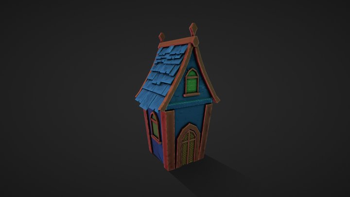 stylized House 3D Model