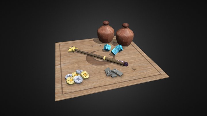 SGD 114 Project: Texture Mapping -- Magic Scene 3D Model