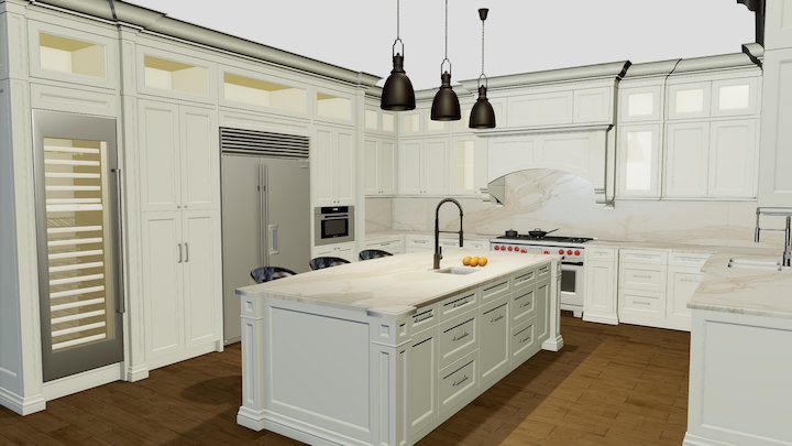Kichen 001 3D Model