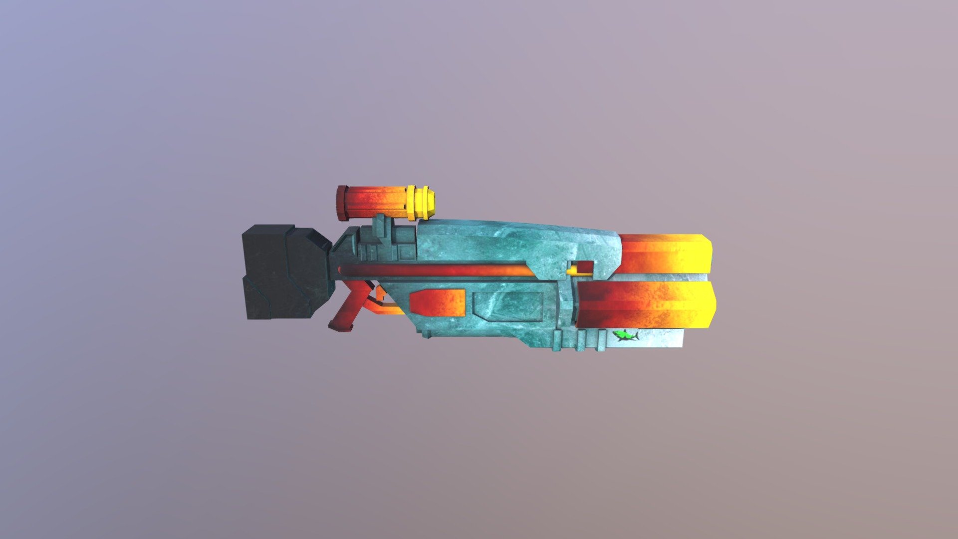 Scifi Hot ice Gun