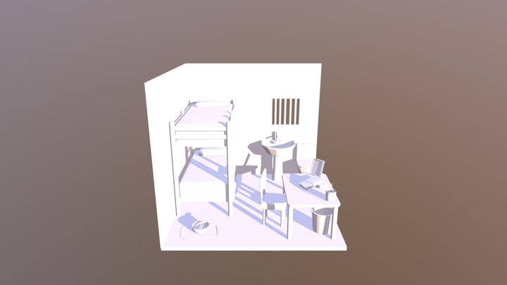 Prison Cell 3D Model