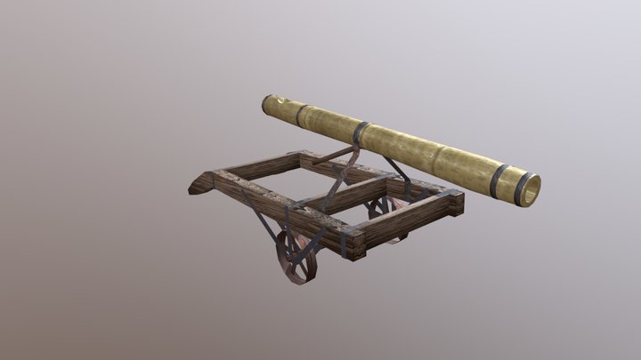 Dsc-Filipino Bamboo cannon1 3D Model