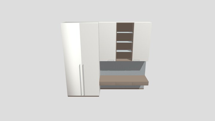 Home Office Study 3D Model