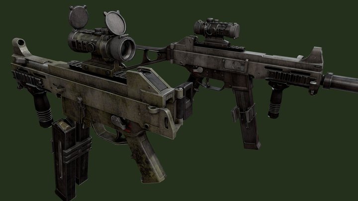 SMG_H&K UMP 3D Model