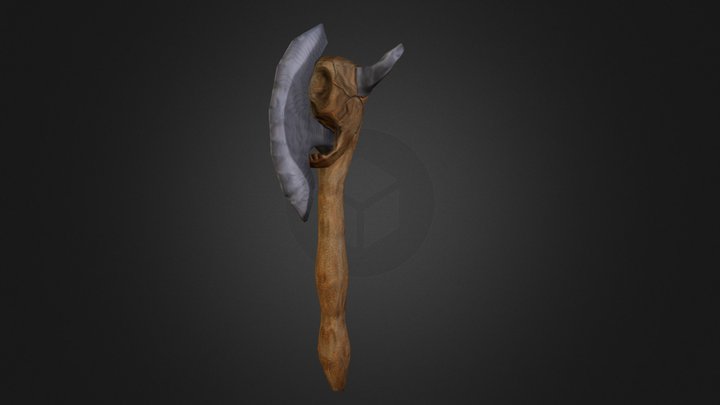 Dota 2 Axe Weapon 3D Model