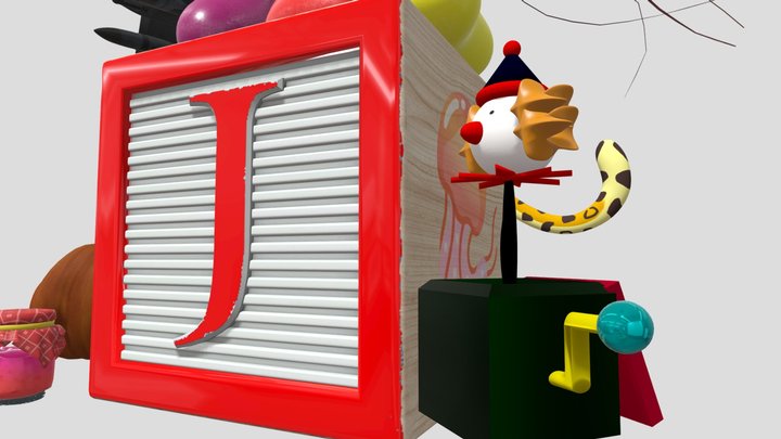 The Letter J 3D Model