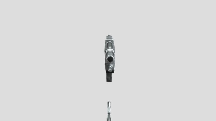 low-poly-9mm-hand-gun 3D Model