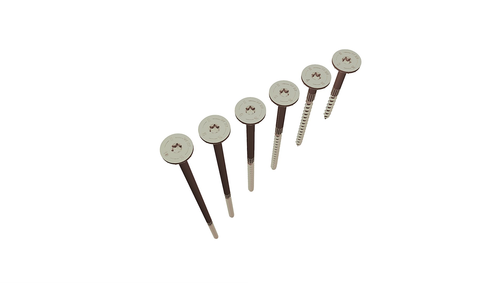 Big Timber #10 X 5 In. Bronze Flat Head Wood Screw (185 Ct., 5 Lb
