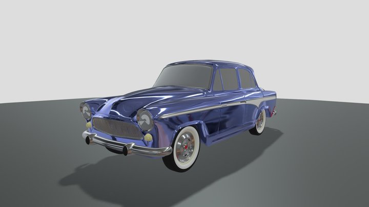 Simca P60 3D Model