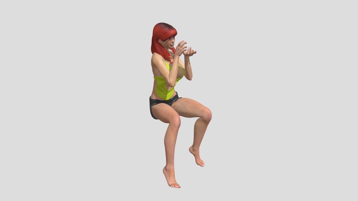 Jenny Fotógrafa acompañante 3D Model