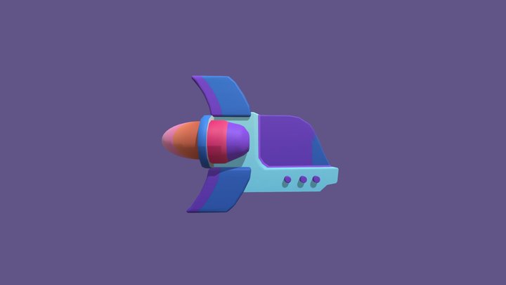 SpaceShip 3D Model