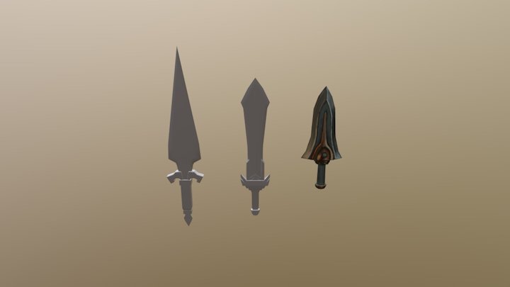 Swords 3D Model