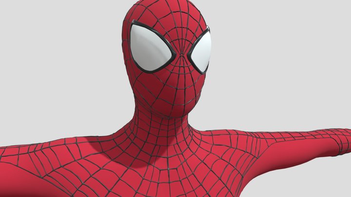 The Amazing Spider Man 2 Suit 3D Model UPGRADED 3D Model