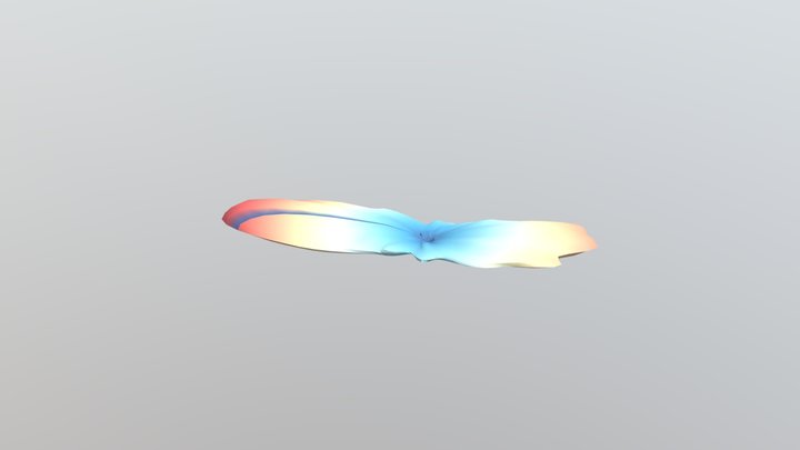 PG09-2D-Z Garnet Long Axis Orientations (Rose3D) 3D Model