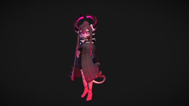 Myve, the half demon 3D Model
