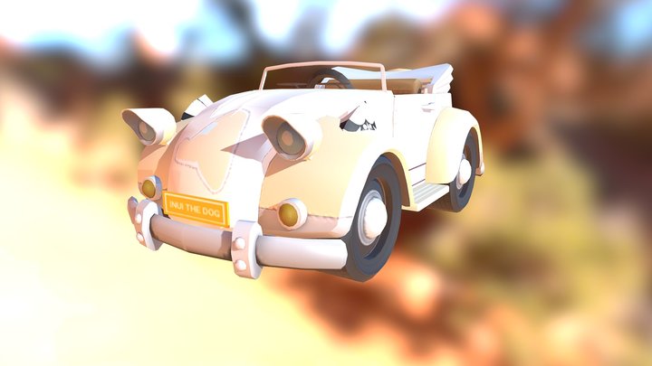 Inui Cabriolet Car 3D Model