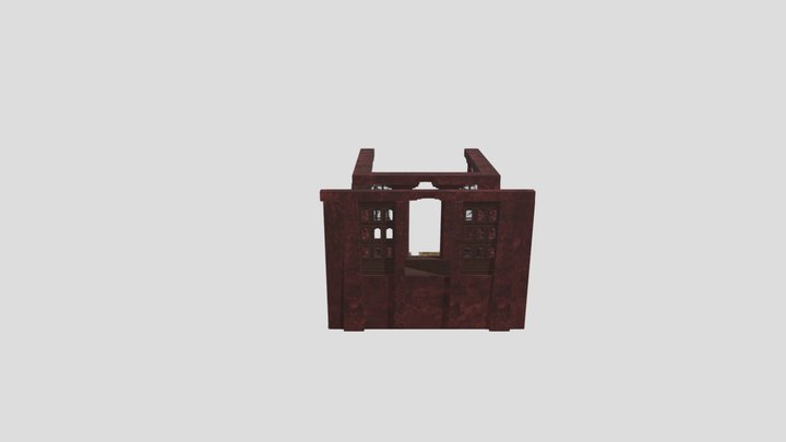 Inside a Temple 3D Model