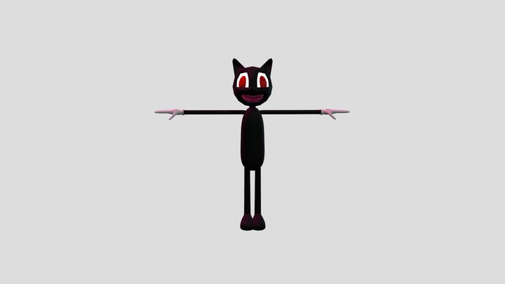 Cartoon Cat.EXE 3D Model