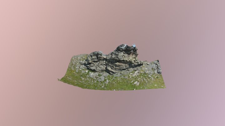 Rock near Abries 3D Model