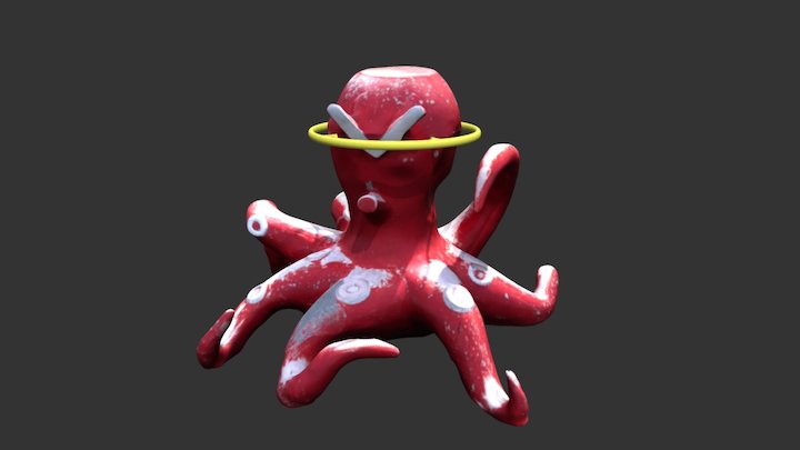 子ダコ 3D Model
