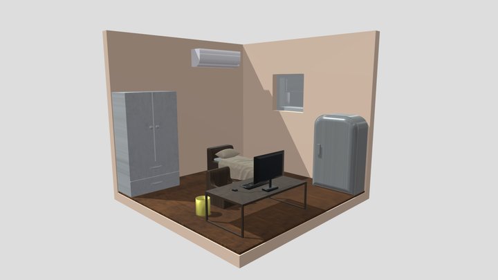 期中作業 四子四乙 3A713150 翁祥祐 3D Model