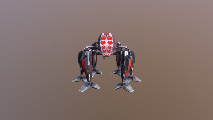 SpiderBot 3D Model