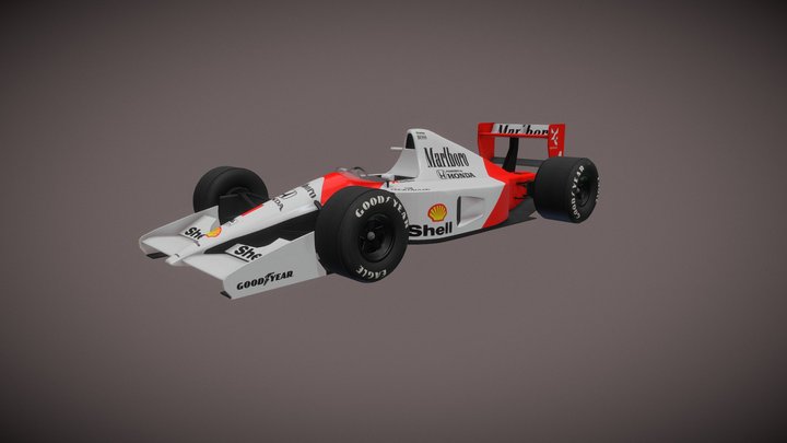 McLaren MP4/6 3D Model
