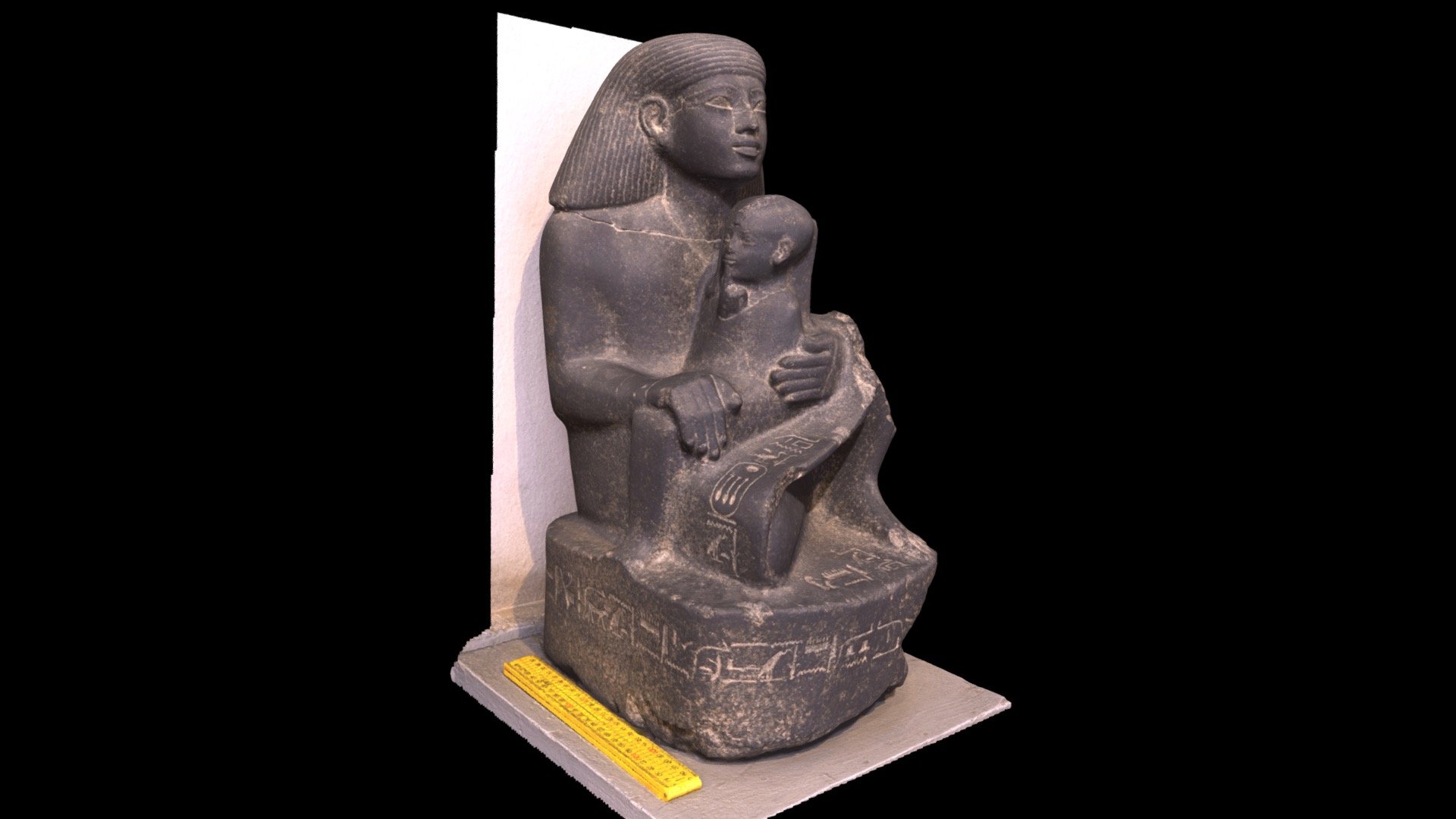 Statue of Senenmut and Nefrure