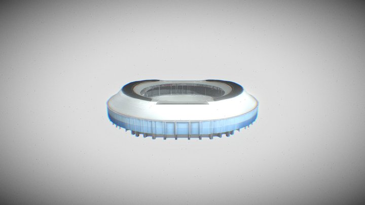 modern football stadium – Kostenloses 3D-Modell STL