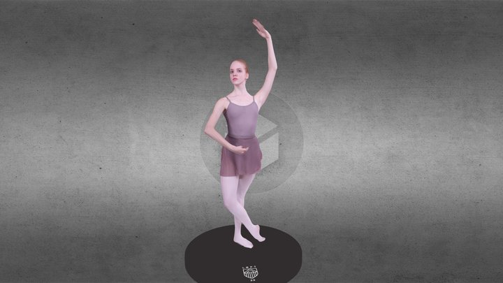 Ballet dancer  3D Model