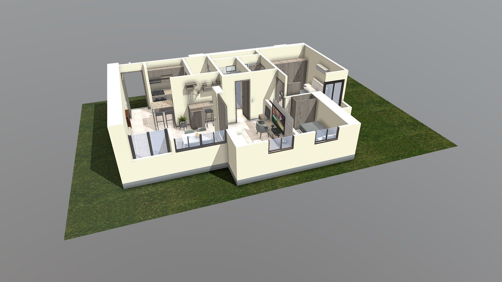 Modelwoning: Technologie bij dementie thuis - 3D model by MK Educatie ...