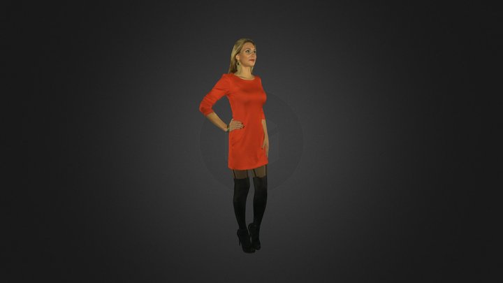 3d scan Luba model № 2 3D Model