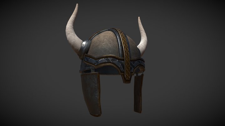 Viking Helmet 3D Model