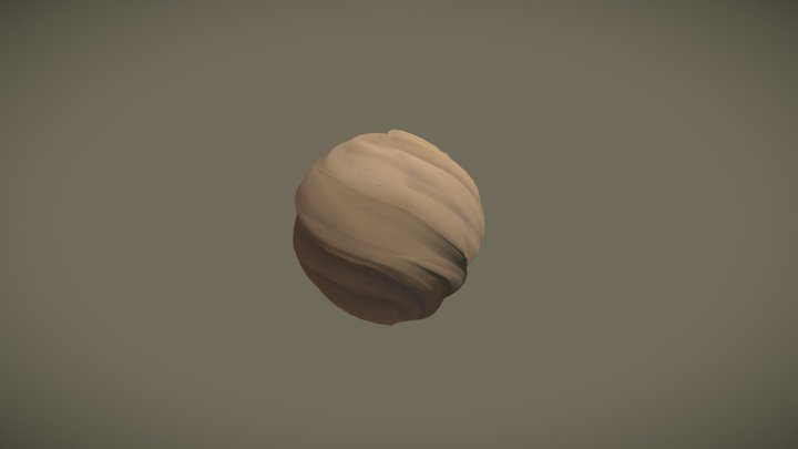 Sand Material 3D Model