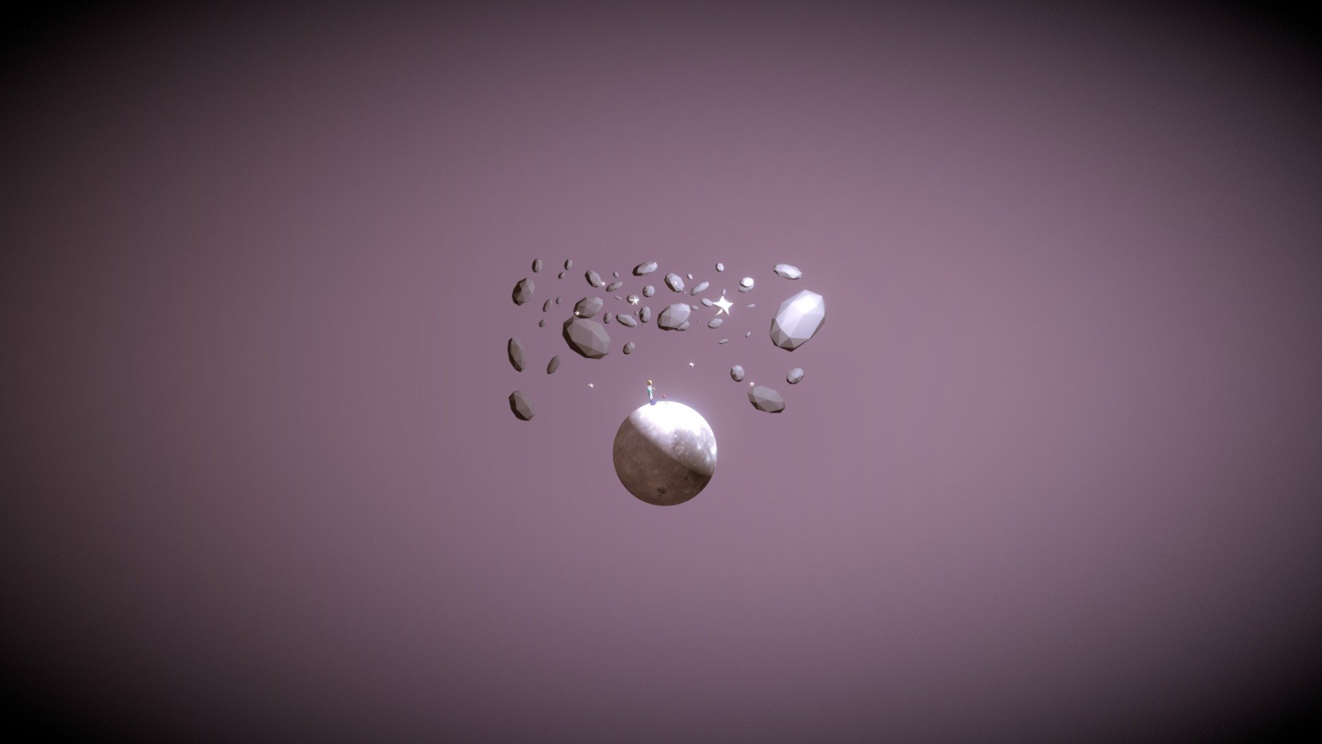 Planeta 3D principito