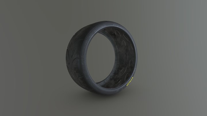 Tyre Texture 3D Model