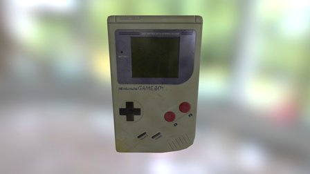 Nintendo Game Boy - USED 3D Model