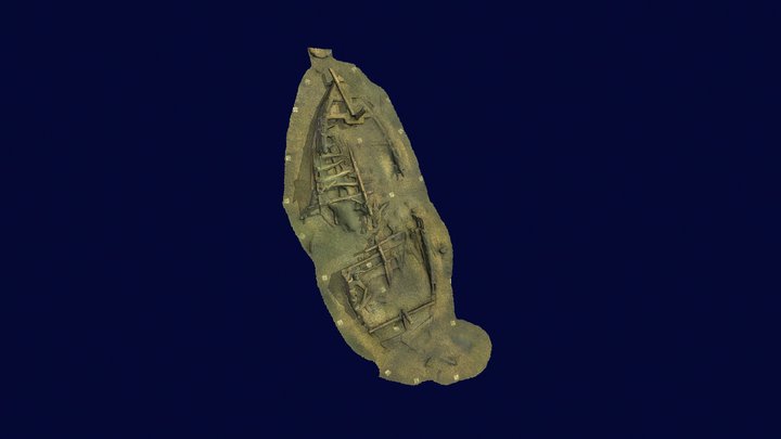 Wreck ND02 Barka 3D Model